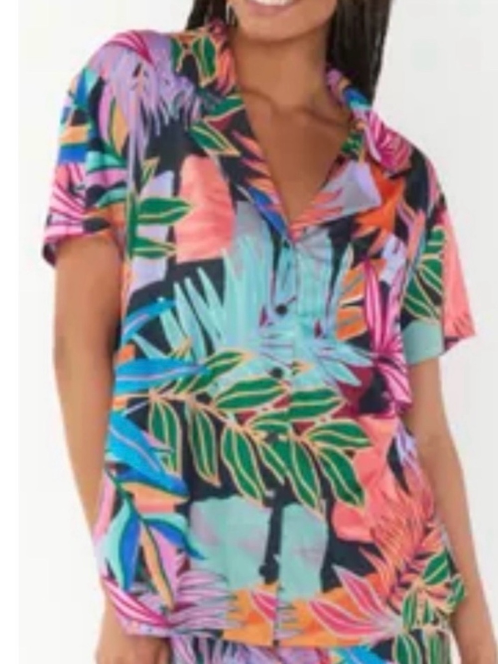 NWT Show Me Your MuMu Sunday Morning Pajama PJ Set (Tropical Paradise) XS